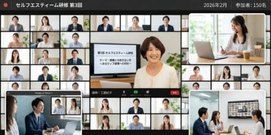 JISEの企業研修のイメージ画像（AI生成）
